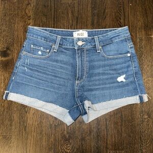 PAIGE Jimmy Jimmy Short in Indigo Women’s Sz 27
